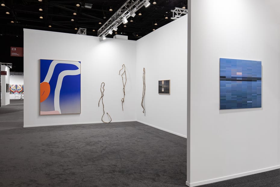 Cornelia Baltes, Sabine Mirlesse, Xavier Veilhan Installation view, Art Dubai, Dubai 2025