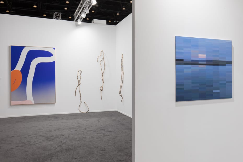 Cornelia Baltes, Sabine Mirlesse, Xavier Veilhan Installation view, Art Dubai, Dubai 2025
