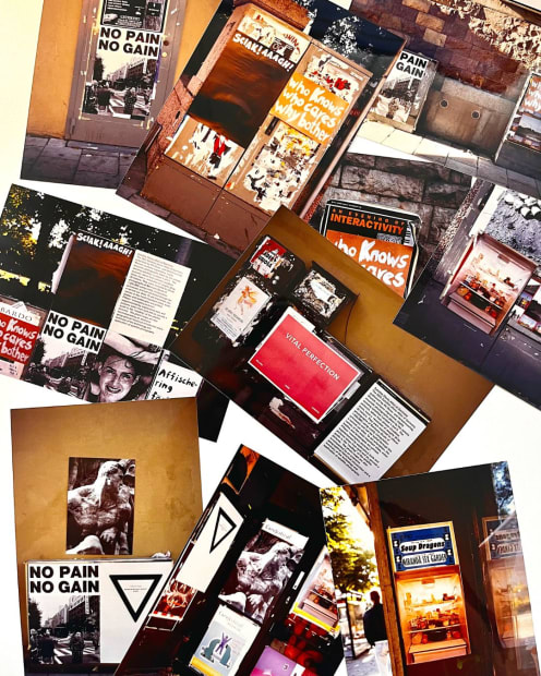 Documentation images of MANIFESTO (1994), installed in Stockholm in 1994.