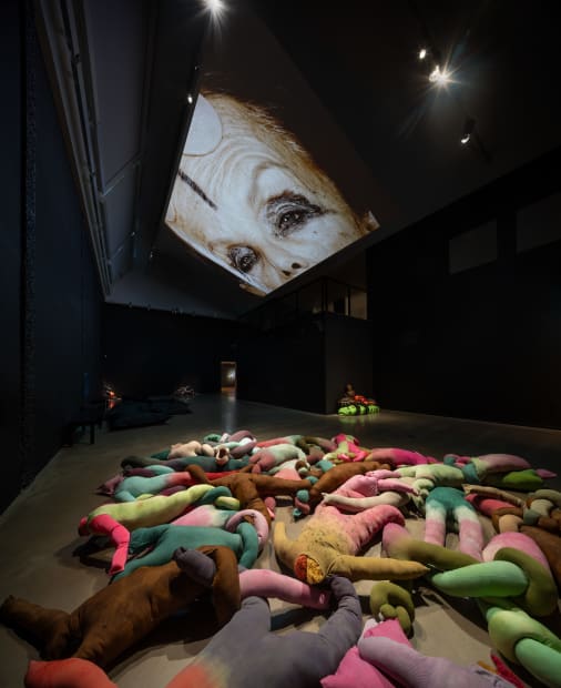 Cecilia Bengolea Installation view, Tension, Please!, Borås Konstmuseum, Borås, Sweden, 2025.