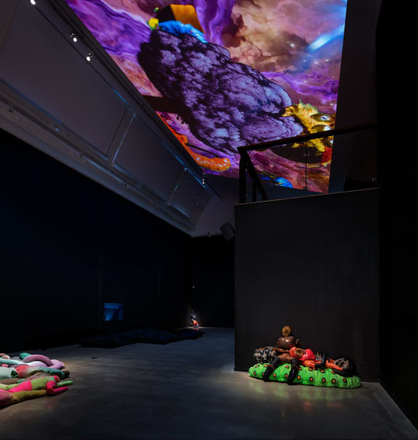 Cecilia Bengolea Installation view, Tension, Please!, Borås Konstmuseum, Borås, Sweden, 2025.