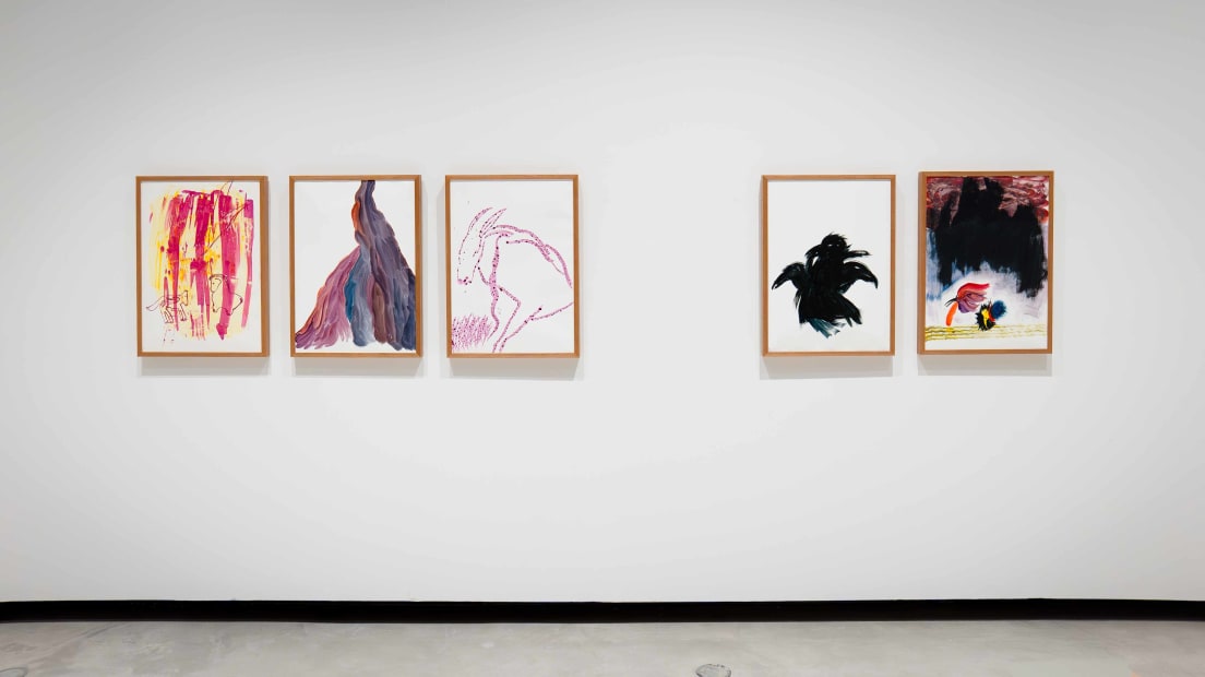 Cecilia Bengolea, Installation view, El ruido que habita, El Centro de Creaci&oacute;n Contempor&aacute;nea de Andaluc&iacute;a, C&oacute;rdoba, Spain, 2025. Courtesy of the Artist and El Centro de Creaci&oacute;n Contempor&aacute;nea de Andaluc&iacute;a &copy; Pablo Ballesteros