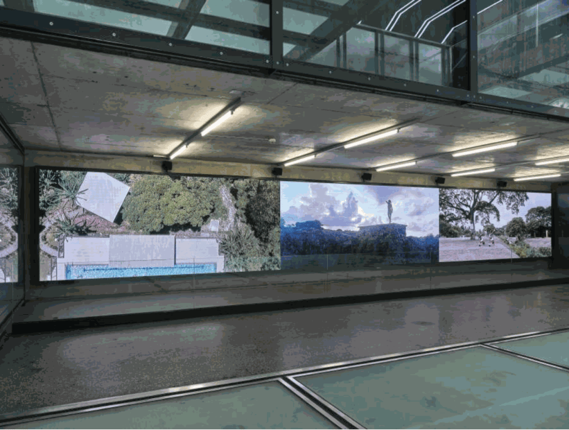 Cecilia Bengolea, video installation Triptyk (2020)