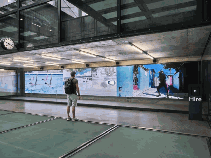 Cecilia Bengolea, video installation Triptyk (2020)