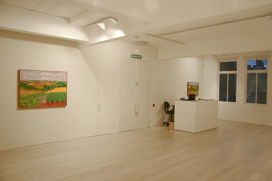 David Hockney, A Year in Yorkshire, installation image @ Annely Juda Fine Art 2006