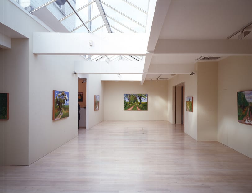 David Hockney, A Year in Yorkshire, installation image @ Annely Juda Fine Art 2007