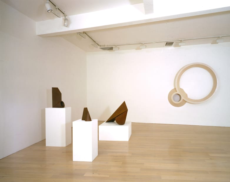 Nigel Hall installation shot Annely Juda Fine Art 2000