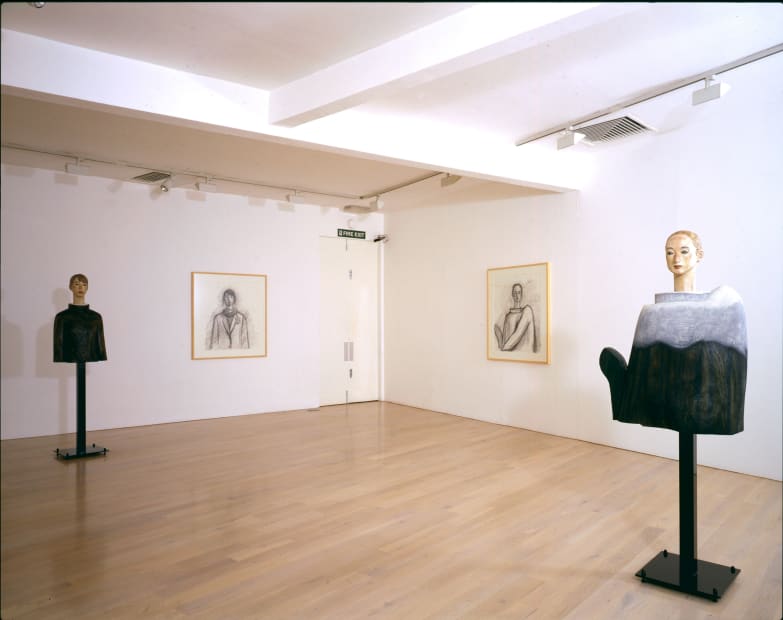 installation view of the Katsura Funakoshi exhibition at Annely Juda Fine Art 1999