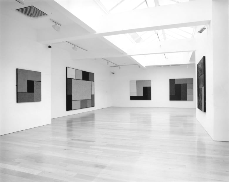 installation shot of the exhibition Alan Green, Paintings & Drawings at Annely Juda Fine Art, London, 1990