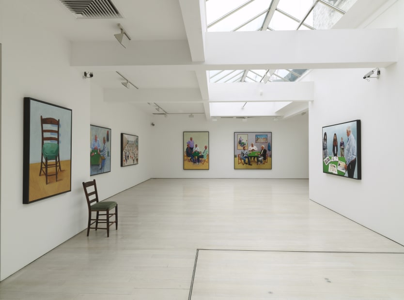 David Hockney installation image @ Annely Juda Fine Art 2015