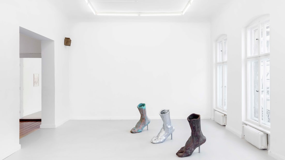 Installation view, Walking in Ice, 2020, courtesy of the Hua International, Berlin