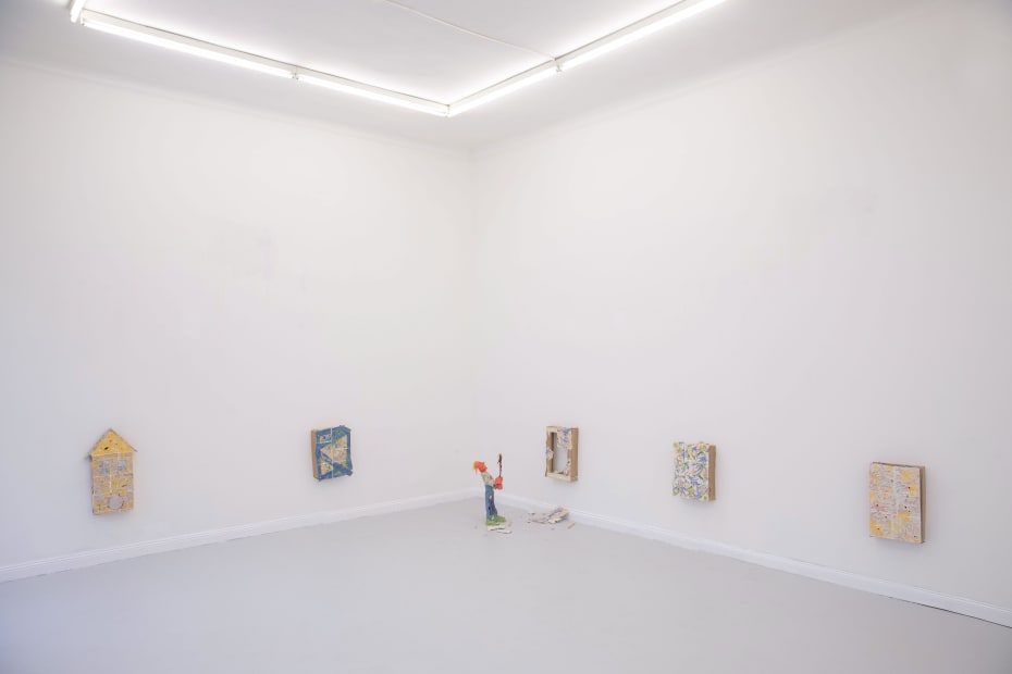 Installation view, Triptych and Two Balconies, 2019/20, courtesy of the artits and Hua international, Berlin
