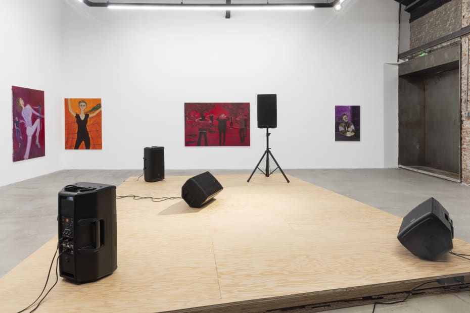 Installation view, 2024, Lea von Wintzingerode, “Our Eyes Felt Like Canyons” at Hua International Beijing, photo by Hao Yang, courtesy of the artist and Hua International.