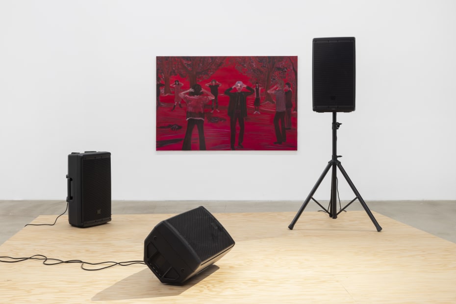 Installation view, 2024, Lea von Wintzingerode, “Our Eyes Felt Like Canyons” at Hua International Beijing, photo by Hao Yang, courtesy of the artist and Hua International.