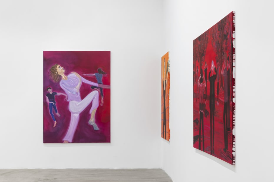 Installation view, 2024, Lea von Wintzingerode, “Our Eyes Felt Like Canyons” at Hua International Beijing, photo by Hao Yang, courtesy of the artist and Hua International.