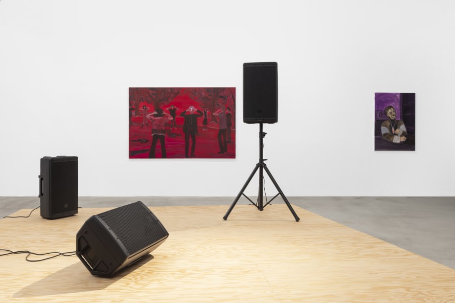 Installation view, 2024, Lea von Wintzingerode, “Our Eyes Felt Like Canyons” at Hua International Beijing, photo by Hao Yang, courtesy of the artist and Hua International.