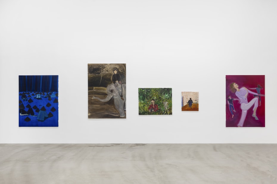 Installation view, 2024, Lea von Wintzingerode, “Our Eyes Felt Like Canyons” at Hua International Beijing, photo by Hao Yang, courtesy of the artist and Hua International.