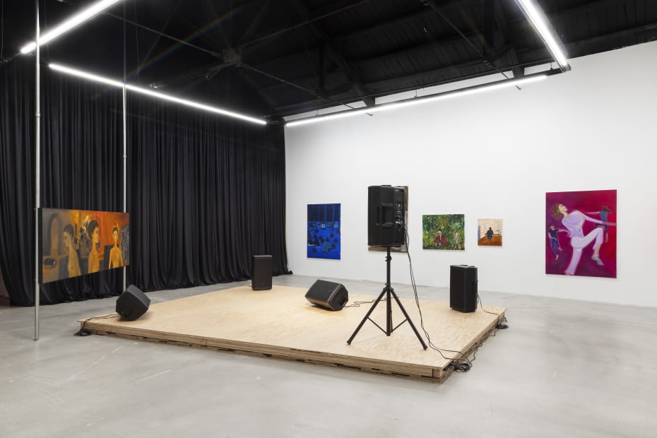 Installation view, 2024, Lea von Wintzingerode, “Our Eyes Felt Like Canyons” at Hua International Beijing, photo by Hao Yang, courtesy of the artist and Hua International.
