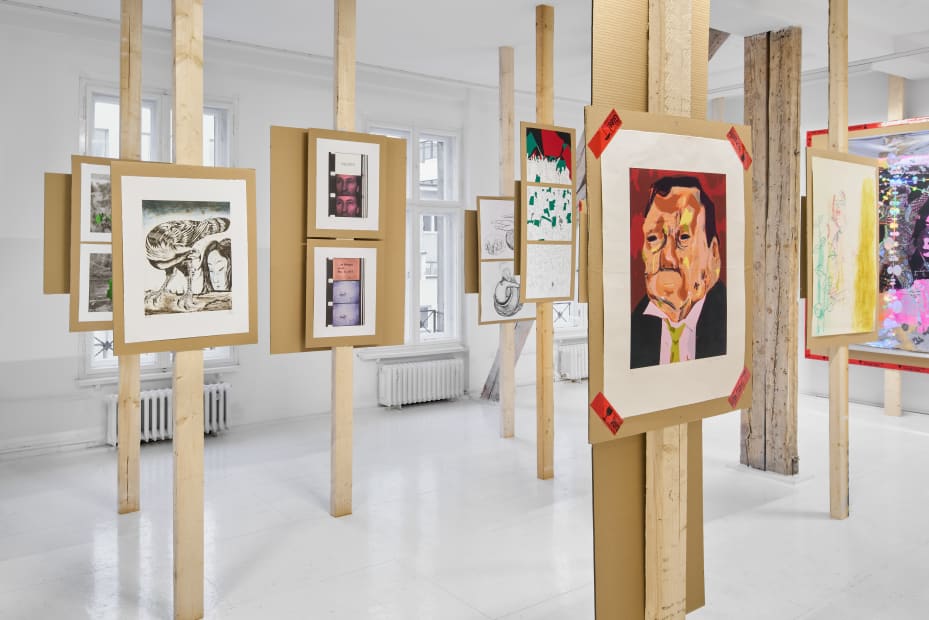 Exhibition View, 2025, Splinters of Angst Derelict, at Hua International Berlin. Photo by Joe Clark, courtesy of the arists and Hua International.