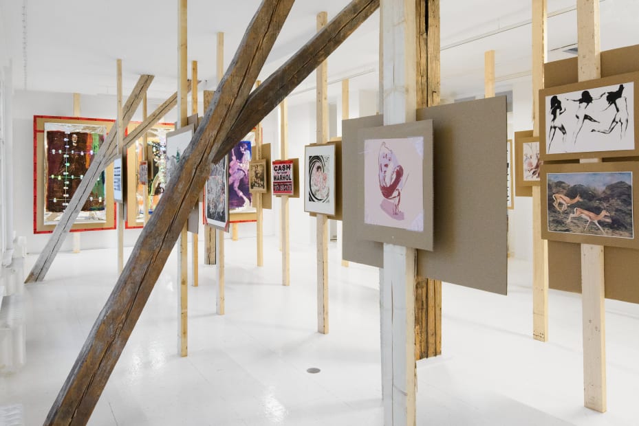 Exhibition View, 2025, Splinters of Angst Derelict, at Hua International Berlin. Photo by Joe Clark, courtesy of the arists and Hua International.