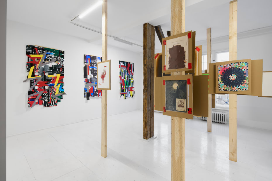 Exhibition View, 2025, Splinters of Angst Derelict, at Hua International Berlin. Photo by Joe Clark, courtesy of the arists and Hua International.