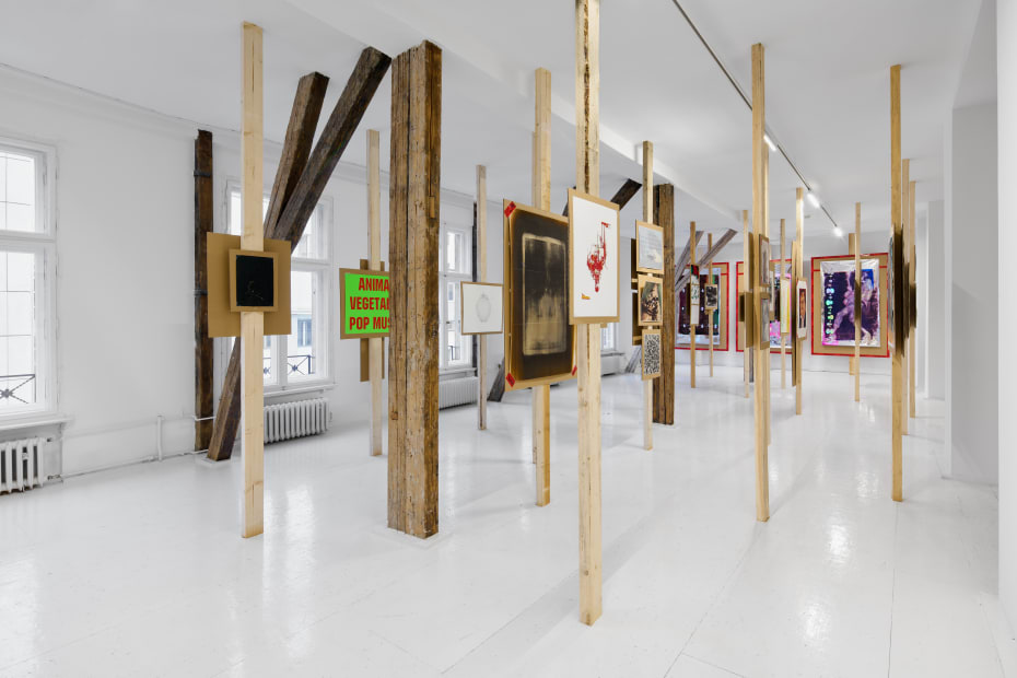 Exhibition View, 2025, Splinters of Angst Derelict, at Hua International Berlin. Photo by Joe Clark, courtesy of the arists and Hua International.