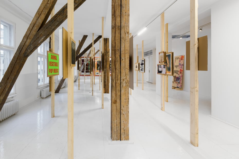 Exhibition View, 2025, Splinters of Angst Derelict, at Hua International Berlin. Photo by Joe Clark, courtesy of the arists and Hua International.