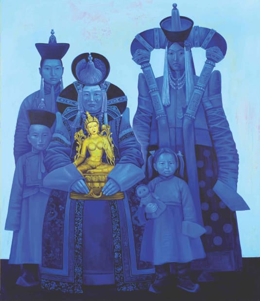 Zayasaikhan Sambuu, Return of the Forebears (Buddha), 2020-2022