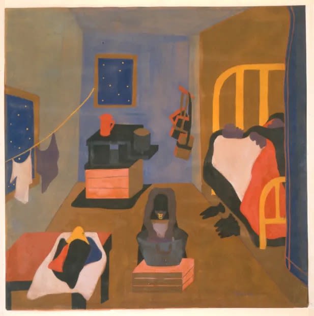 INTERIOR Jacob Lawrence, 1937 Private Collection