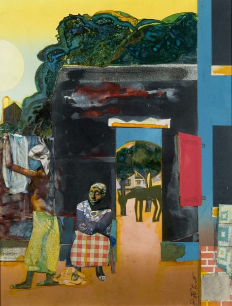 FAREWELL TO LULU Romare Bearden, 1981 Private Collection