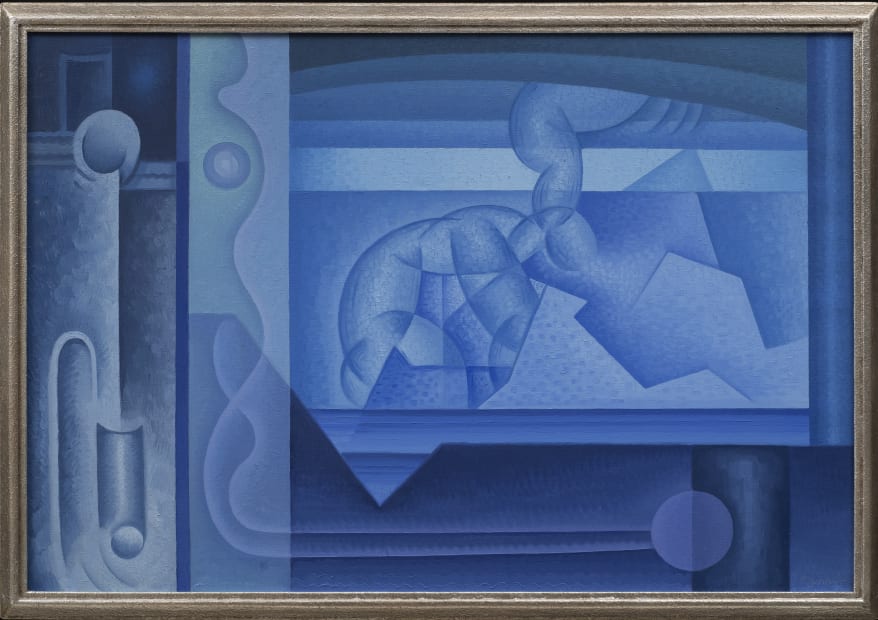 ABSTRACTION IN BLUE Raymond Jonson, 1930 Tia Collection, Santa Fe