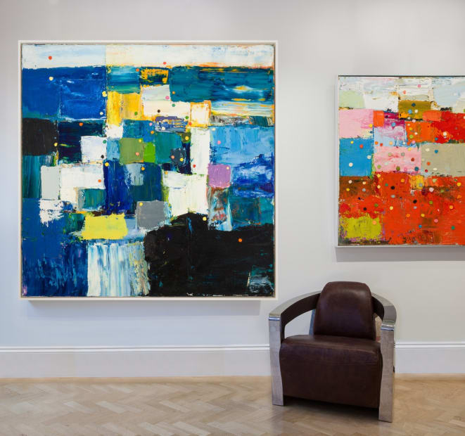 Michael Adamson solo exhibtion "Abstract Ladscape" at Thompson's Galleries