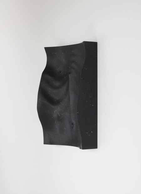 Anders Krisar, Camera Obscura, black marble, 42x30x10cm, 2020_side