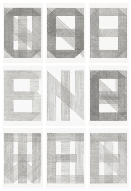 01-09 CONTACT, SOUNDS, SHOULD, BE, IN, BALANCE, WITH, THE, TONE, pencil on paper, 96x64cm(each), 2022