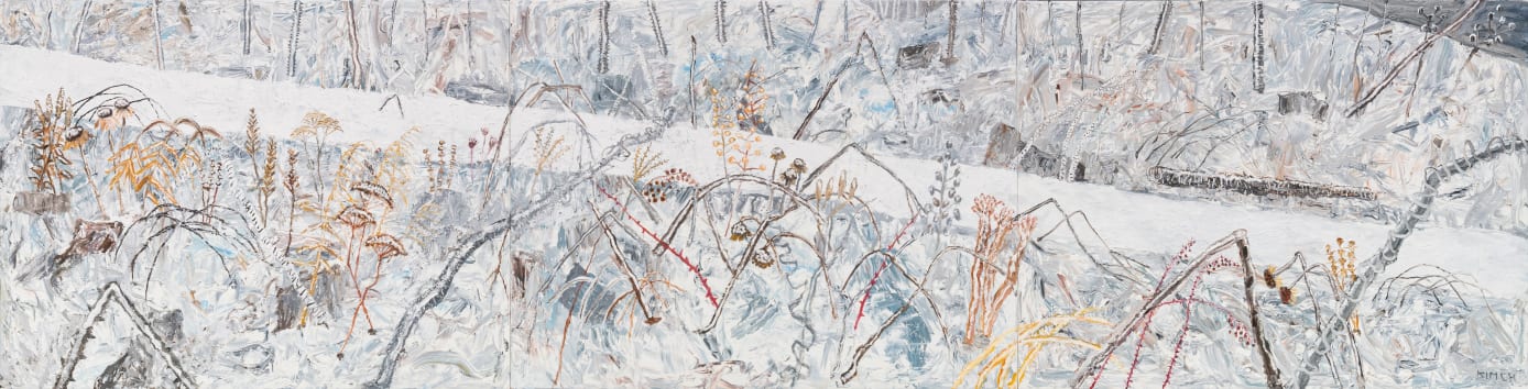 Winter, oil on canvas, 200x780cm, 2020