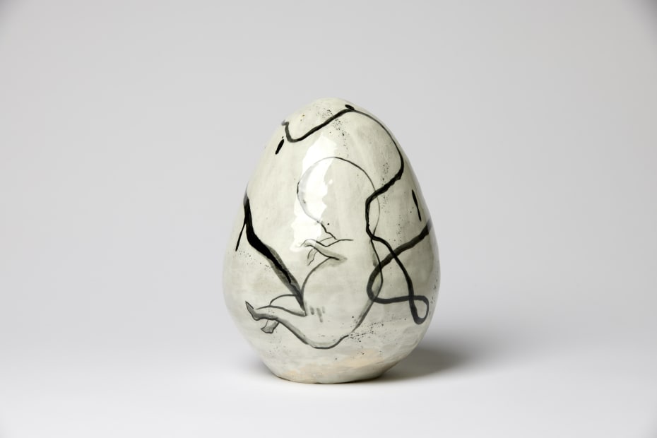 Bake Egg 7, ceramic, 17x23x17cm, 2020