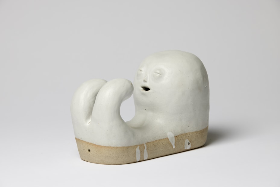 Self Breast Feeding, ceramic, 23x15x10cm, 2020
