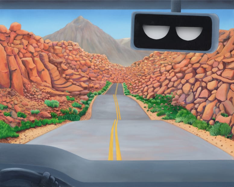 Andrew Maughan, Collapse, oil on canvas, 80 x 100 cm, 2024