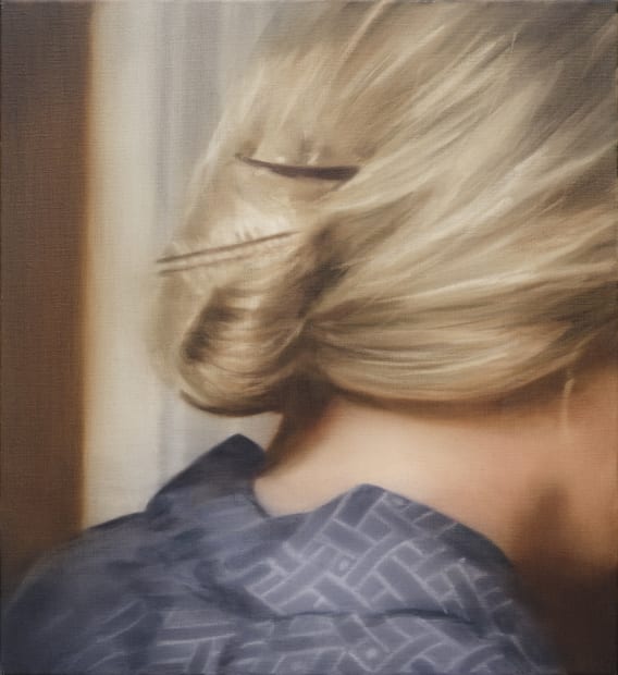 Rachel Lancaster, Arms Reach, oil on Canvas, 60 x 55 cm, 2024