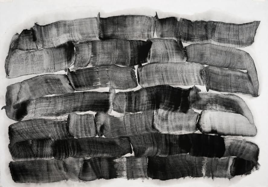 Drawing, char coal ink on p aper, 150X212cm, 2020