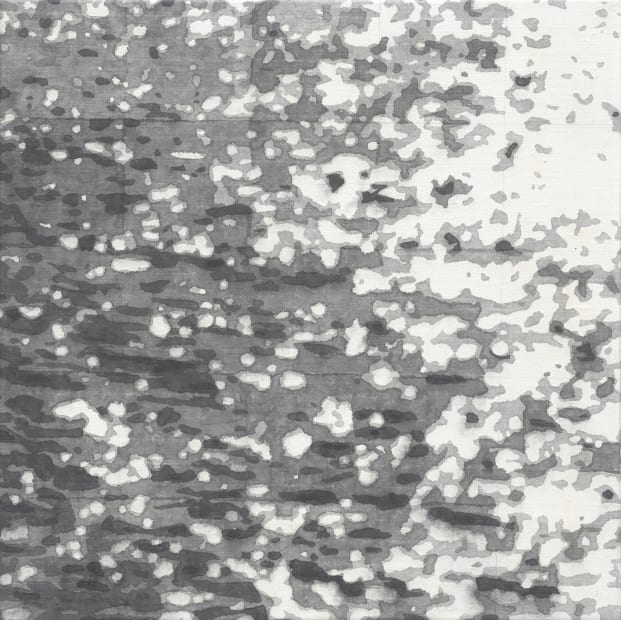 바다의 단면 4 Section of the Sea 4, ink on paper, 50x50cm, 2019