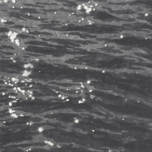 바다의 단면 22 Section of the Sea 22, ink on paper, 50x50cm, 2019