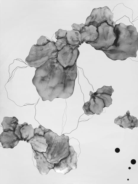 UNTITLED-W07030, mixed media on canvas, 259x194cm, 2007