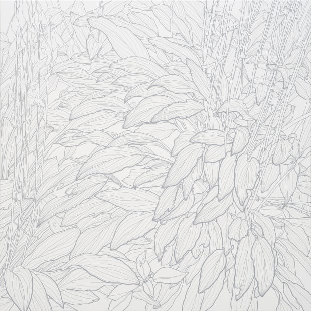 UNTITLED-WG1511, acrylic on canvas, 130x130cm, 2015