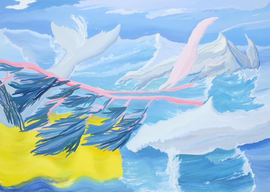 내가 하는 말이 보이지 않나 보다 5 You will not see it 5, oil on canvas, 162.1 x 227.3cm, 2025