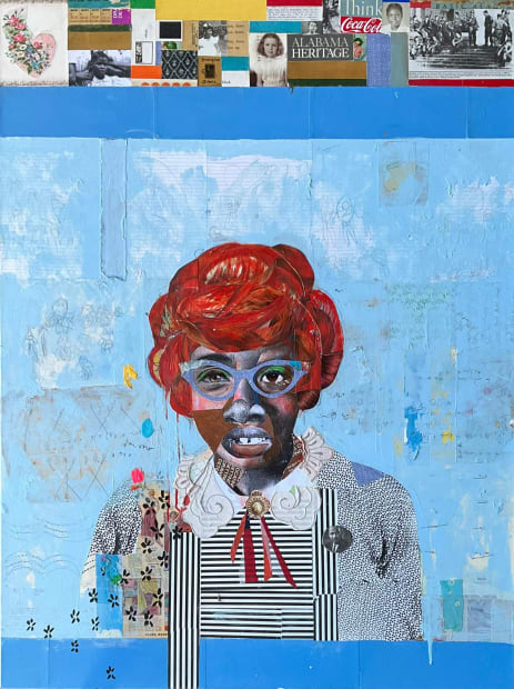 Lynthia Edwards, Red Wig, 1963, 2024