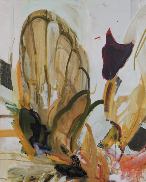 Detail, Flesh, 2024, oil on linen, 140 x 107 cm | 55 x 42 in