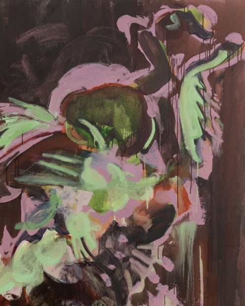 Detail, Flesh, 2024, oil on linen, 140 x 107 cm | 55 x 42 in