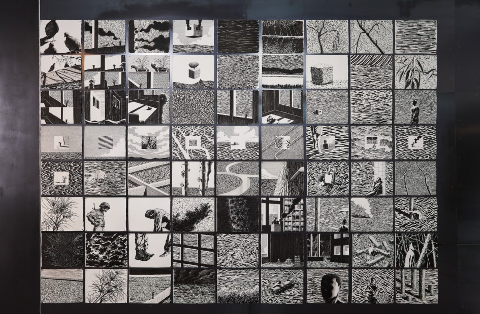 Installation view: A Drift Trip, Artspace128, 2021