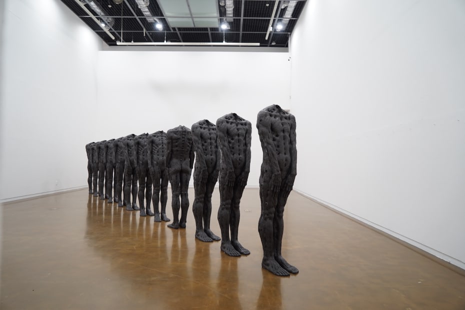 Installation view: Standing Human, Cheongju Art Studio, 2020